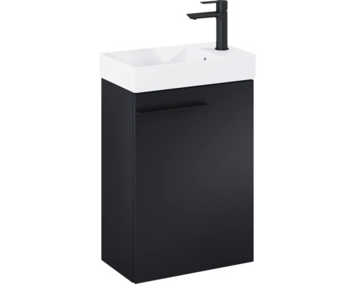 Meuble sous-vasque avec lavabo et robinet