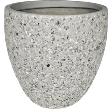 Pot de fleurs en terrazzo