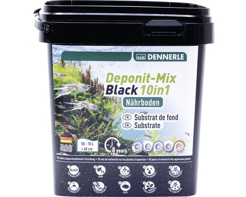 Nährboden DENNERLE Deponit-Mix Black 10in1 2,4 kg