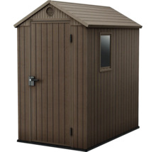 Gartenschrank aus Holz mit Fenster und Tür
