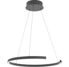 Suspension LED semi-circulaire avec de fins câbles de suspension