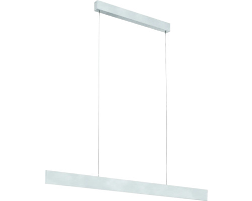 Suspension Climene LED 21 W aluminium brossé Suspension linéaire pour intérieur