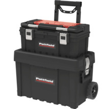 Pattfield Werkzeugkoffer mit Rollen und Teleskopgriff