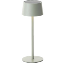 Stehleuchte mit Lampenschirm und rundem Sockel