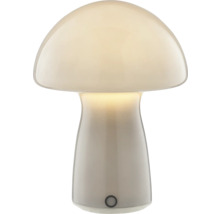 Pilzförmige Tischleuchte aus Glas