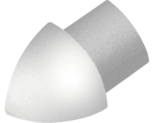 Aussenecke Durondell DRAE 125-Y 12,5 mm silber Rohrverbinder Winkelstück