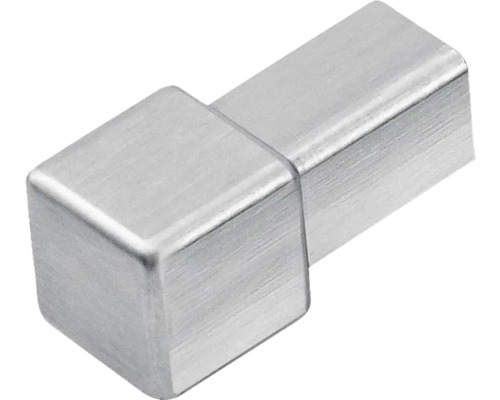 Dural Aussenecke Squareline DPSE 125-SF-Y silber Metallrohrverbinder