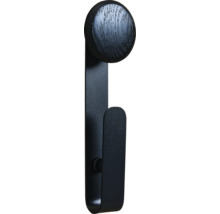 Patère en bois et métal