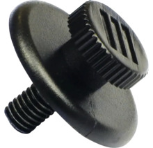 Vis moletée avec filetage