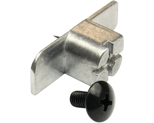 Angle de fixation de poignée de fenêtre avec vis