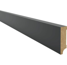 Plinthe en bois avec surface colorée