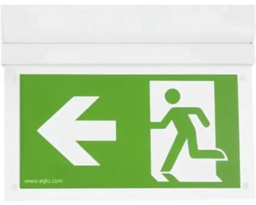 Notausgangsleuchte mit Pfeil nach links