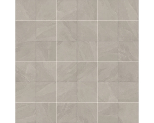 Carrelage aspect marbre, posé