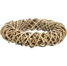 Couronne décorative en rotin