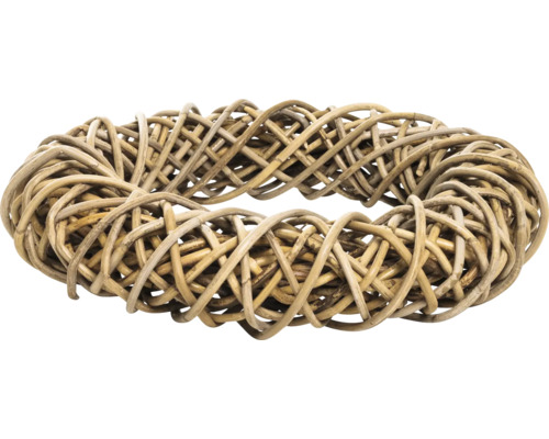 Couronne en rotin Ø 40 cm naturel Couronne décorative en rotin