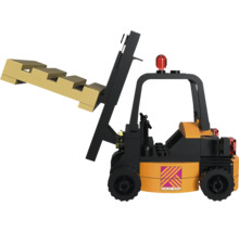Spielzeugstapler mit Hornbach Logo
