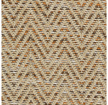 Nahaufnahme eines Textilgewebes mit Fischgrätenmuster