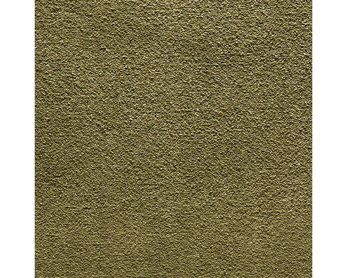 Moquette Shaggy Venezia pistache FB23 largeur 400 cm (au mètre) Gros plan d'une structure d'enduit