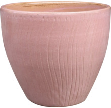 Pflanzgefäß aus Keramik mit gerillter Oberfläche