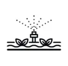 Bewässerungssymbol für Gartenbewässerung