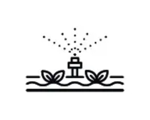 Bewässerungssymbol für Gartenbewässerung