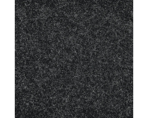 Detailaufnahme eines schwarzen Nadelfilzteppichs