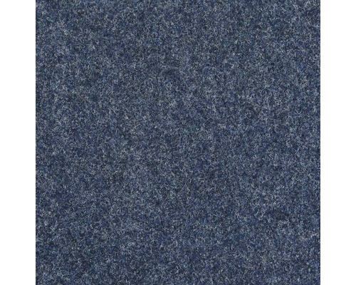Moquette feutre aiguilleté Invita denim FB5539 largeur 200 cm (au mètre) Gros plan d'un tapis bleu