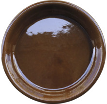 Braune Auflaufform aus Keramik