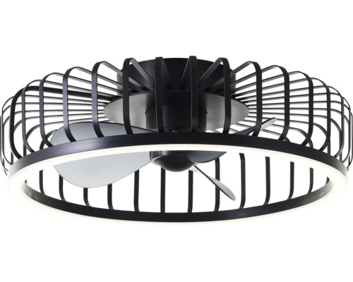 Deckenventilator mit Beleuchtung Capo Ø 48 cm 25 W Deckenventilator mit Beleuchtung und Metallkäfig