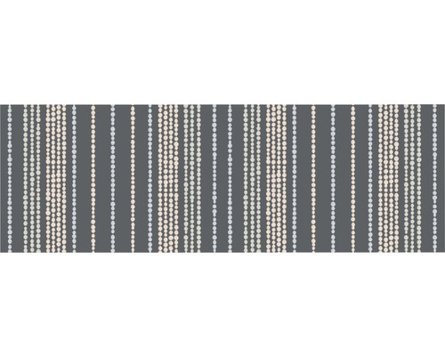 Schmutzfangmatte Perles Streifen grau 50x150 cm