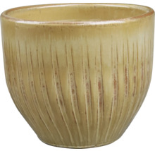Keramik Blumentopf mit gerillter Textur