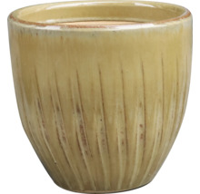 Keramik Blumentopf mit gerillter Oberfläche