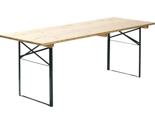 Table brasserie VEBA bois 220 x 50 cm épicéa naturel