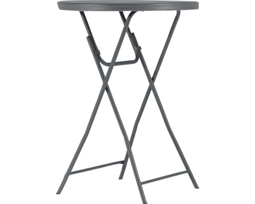 Stehtisch Ø 80 x 110 cm anthrazit Stehtisch mit Klappgestell für den flexiblen Einsatz