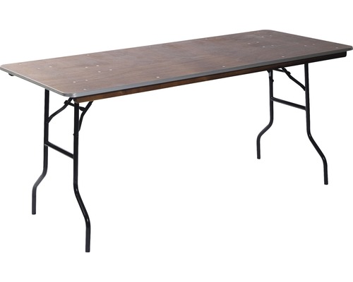 Table de salle à manger VEBA 220 x 76 cm métal marron