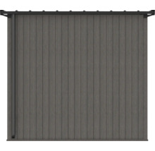 Ansicht eines Rollladens aus Holz