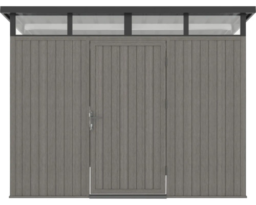 Gartenschrank mit Tür und Oberlicht