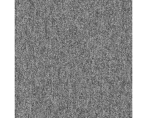 Moquette bouclée E-Blitz gris FB95 largeur 400 cm (au mètre) Gros plan d'un tapis gris