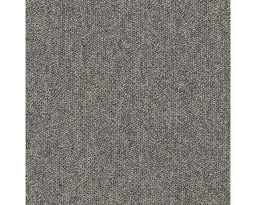 Moquette bouclée E-Blitz marron FB46 largeur 400 cm (au mètre) Gros plan d'un tapis gris.