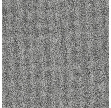 Gros plan d'un revêtement de sol en moquette grise.