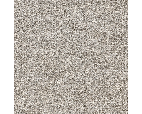 Moquette velours Saimaa beige clair FB38 largeur 400 cm (au mètre) Gros plan d'une surface en plâtre