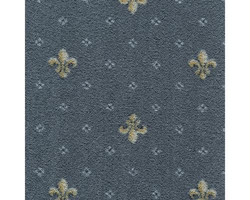 Moquette velours Locanda souris largeur 400 cm (au mètre) Moquette à motif de lys