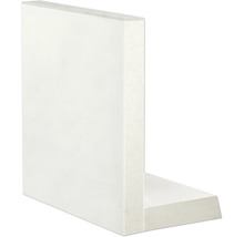 Angle en béton, forme en L