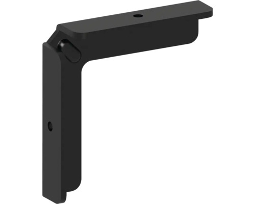 Startprofil/Endprofil Konsta Verto anthrazit Winkelverbinder mit Bohrungen zur Befestigung