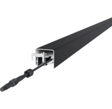 Aluminiumprofil mit Kabel und Anschluss