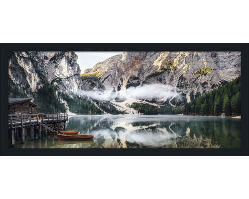 Image encadrée Mountain Lake View 60x130cm