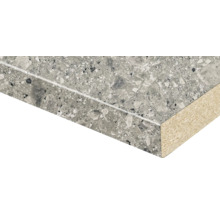 Plan de travail avec décor en pierre