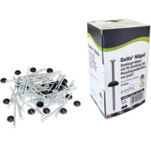 Gutta Senkkopf-Nägel mit PE-Dichtung für Recyclingwellplatten, 2,8 x 70 mm, verzinkt, 50 Stück