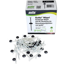 Clous à tête fraisée Gutta avec joint et emballage