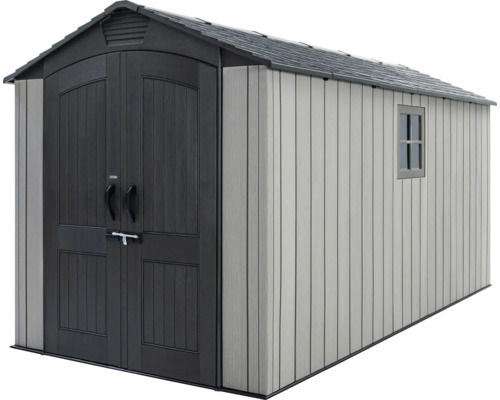 Abri de jardin avec porte double et fenêtre